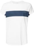contrast stripe T-shirt