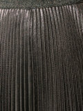 pleated midi skirt