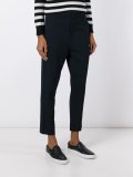 cropped leg trousers