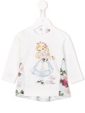 'Floral Alice In Wonderland'T恤