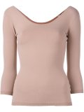 scoop neck jumper
