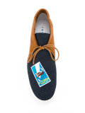 denim front slip-on sneakers