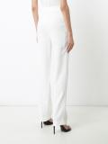 tailored straight trousers