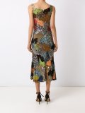embroidered midi dress