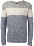 ribbed colour-block jumper 