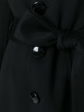 single breasted belted coat  