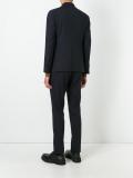double-breasted pinstripe two-piece suit