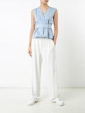 belted top