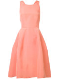 cross grosgrain back dress