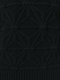 pattern knit turtleneck jumper