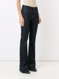 high waisted flared jeans 
