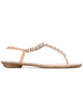 crystal strap sandals