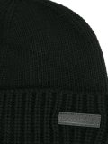 knitted ribbed hat