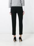 slim-fit cropped trousers