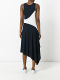 asymmetric panel dress 
