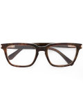 rectangular tortoiseshell glasses