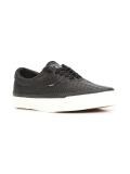 textured lace up sneakers