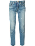 tapered cropped jeans