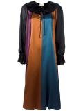 colour block shift dress