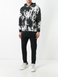 palm tree print hoodie