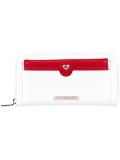 logo plaque colour block wallet 