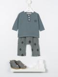 diamond print 'Baggy' trousers