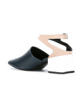 colour block sandals 
