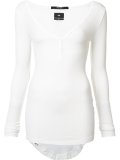 longsleeved buttoned T-shirt
