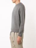 ribbed trim jumper