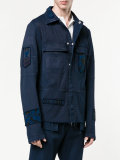 beaded badge jacket
