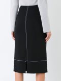 midi straight skirt 