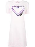 heart logo T-shirt dress 