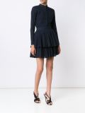 shirred eyelet layered skirt