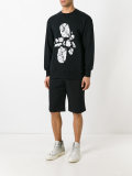 skateboard print sweatshirt