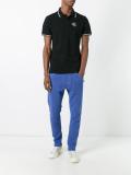 embroidered logo polo shirt