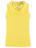 fitted sleeveless blouse