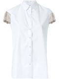 ruffled sleeves shirt