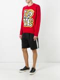 logo print sweatshirt 
