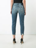 ripped cropped jeans