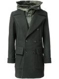 padded double breasted coat