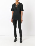 lace-up T-shirt 