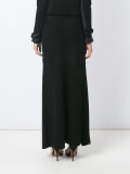 suede maxi skirt