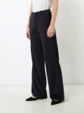tailored flared trousers