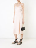 silky midi dress