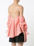 checked blouse