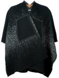 patch detail cape coat