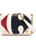 gold-tone chain strap crossbody bag
