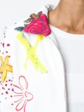 'Collage Print' oversized hoodie