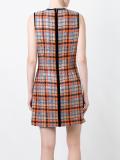 plaid ruffled dress