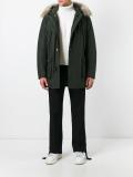 padded hooded parka